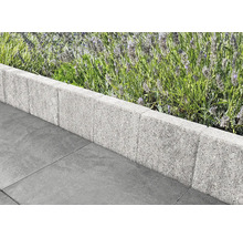 Betonbordsteineinfassung mit Blumenbeet
