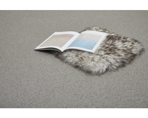 Offenes Buch auf einem Fellteppich
