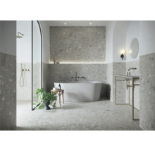 Feinsteinzeug Bodenfliese Hedon 59,8x59,8 cm grau matt rektifiziert