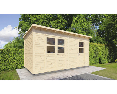 Gartenhaus Konsta Laisholm 2 mit Fußboden 462x265 cm natur Gartenhaus Konsta Laisholm 2 mit Fußboden 462x265 cm natur
