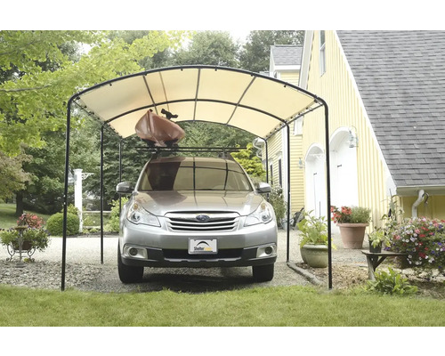 Einzelcarport ShelterLogic 270 x 490 cm honigfarben