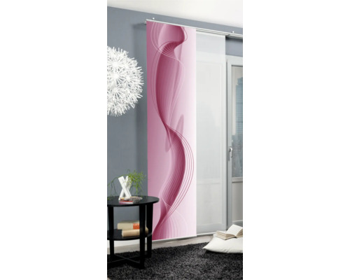 Dekorativer Schiebevorhang mit abstraktem Muster für Fensterdekoration