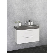 Waschbeckenunterschrank Differnz Somero Beton 57x80x38 cm mit Betonwaschbecken beton weiß-thumb-5 Waschbeckenunterschrank Differnz Somero Beton 57x80x38 cm mit Betonwaschbecken beton weiß-thumb-5