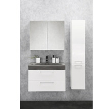 Waschbeckenunterschrank Differnz Somero Beton 57x80x38 cm mit Betonwaschbecken beton weiß-thumb-3 Waschbeckenunterschrank Differnz Somero Beton 57x80x38 cm mit Betonwaschbecken beton weiß-thumb-3