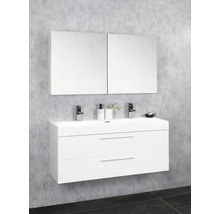 Badmöbel-Set Differnz Somero Mineralguss 170x100x38 cm Mineralgusswaschbecken weiß mit Spiegelschrank-thumb-2 Badmöbel-Set Differnz Somero Mineralguss 170x100x38 cm Mineralgusswaschbecken weiß mit Spiegelschrank-thumb-2
