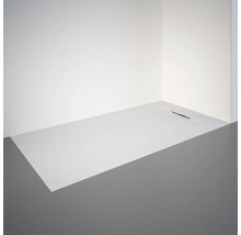 Extraflache Rechteck-Duschwanne Schulte DWM-Tec 80x160x3.2 cm weiß matt