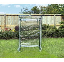 Tomaten-Gewächshaus 50 x 100 x 160/145 cm grün