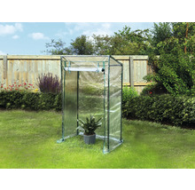 Tomaten-Gewächshaus 50 x 100 x 160/145 cm grün