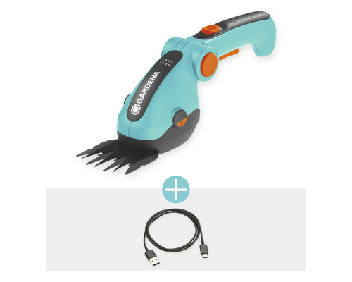 Gardena Akku Grasschere mit Ladekabel