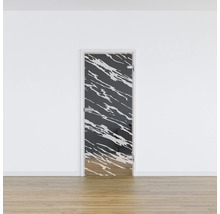 Zimmertür mit Glas und abstraktem Design