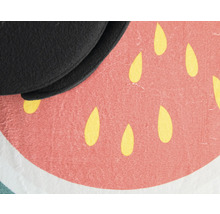 Dekokissen mit Melonenmuster