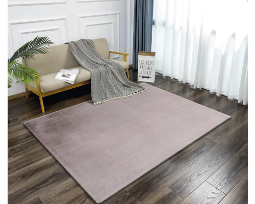 Wohnzimmer mit Teppich, Sofa und Dekoration