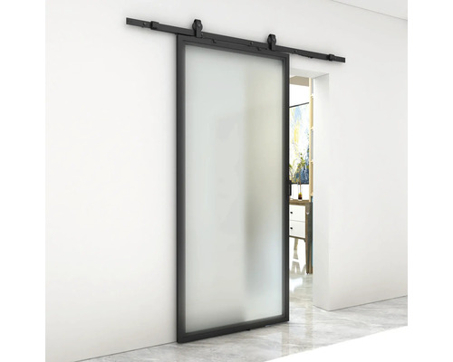 Schiebetür-Komplettset Barn Door Motiv Z Fichte 79x210 cm