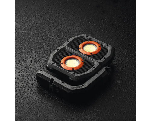 NEBO Klappbare Arbeitsleuchte mit zwei Leuchten