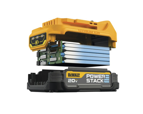 DeWalt Power Stack Akku mit Lithium-Ionen Technologie, 20 V