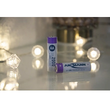 Zwei Ansmann AA Lithium-Ionen Akkus mit 1,5 Volt