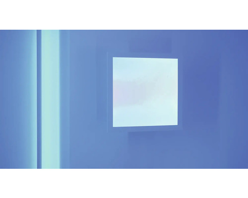 Quadratische LED-Wandleuchte für den Innenbereich