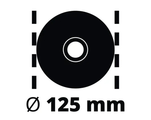 Symbol für Durchmesser 125 Millimeter