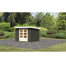 Gartenhaus aus Holz mit Doppeltür im Garten