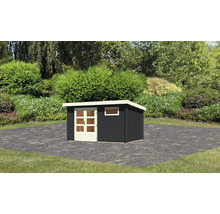 Gartenhaus aus Holz mit Doppeltür und Fenster