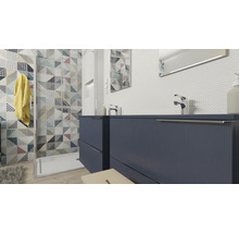 Waschbeckenunterschrank Jungborn Nonus 60x63,5x45,3 cm ohne Waschbecken navy blau matt