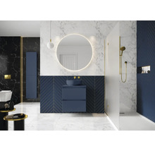 Waschbeckenunterschrank Jungborn DECEM 60x63,5x45,8 cm ohne Waschbecken navy blau matt
