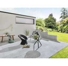 Granit-Terrassenplatte grau 40x60x3 cm-thumb-0