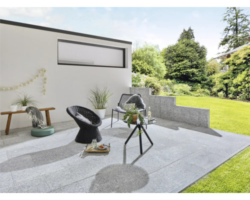 Granit-Terrassenplatte grau 40x60x3 cm-0