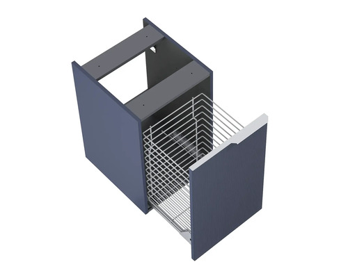 Küchenunterschrank mit Drahtkorb