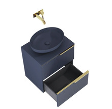 Waschtischplatte Jungborn 60,6x46 cm Navy blau