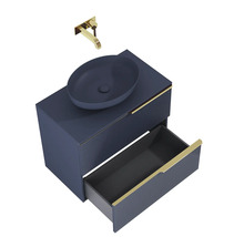 Waschtischplatte Jungborn 80,6x46 cm Navy blau