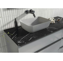 Waschtischplatte Jungborn 100,8x46 cm Marquina schwarz