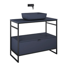 Waschtischplatte Jungborn 121x46 cm Navy blau
