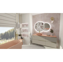 Waschtischplatte Jungborn 121x46 cm Terra Pink