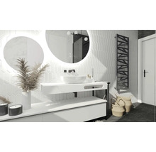 Waschtischplatte Jungborn 161x46 cm Calacatta weiß