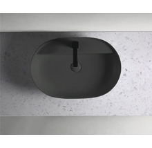 Waschtischplatte Jungborn 80,6x46 cm Terrazzo weiß