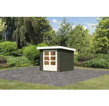 Gartenhaus Karibu Flink 2 220x220 cm terragrau