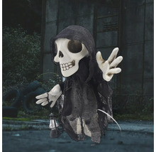 Skelett Deko Figur mit Laterne für Halloween