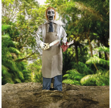 Dekorativer Zombie mit Kettensäge für Halloween