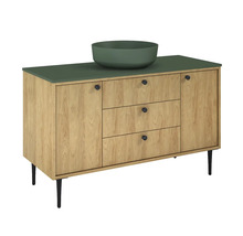 Waschbeckenunterschrank Jungborn PRIMUS 120x72x45,6 cm ohne Waschbecken natural hickory