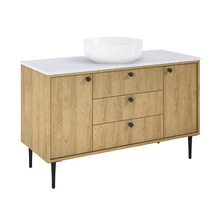 Waschbeckenunterschrank Jungborn PRIMUS 120x72x45,6 cm ohne Waschbecken natural hickory