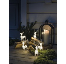 5er-Set Leuchtfigur Konstsmide LED Acryl Rentier L 4 m Lichtfarbe warmweiß-thumb-2 5er-Set Leuchtfigur Konstsmide LED Acryl Rentier L 4 m Lichtfarbe warmweiß-thumb-2