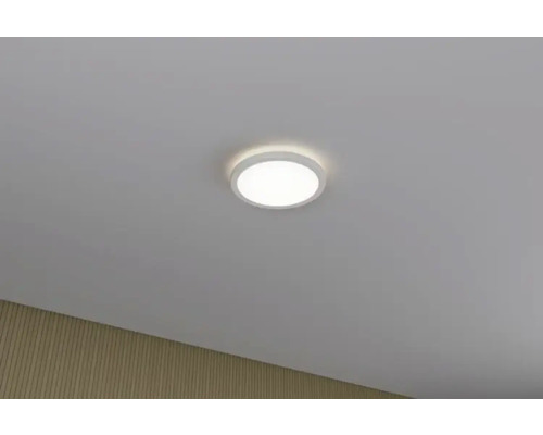 Runde Deckenleuchte an einer Zimmerdecke