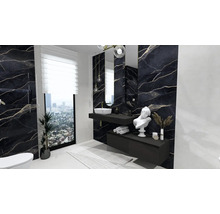 Waschtischplatte Jungborn 121x46 cm schwarz matt