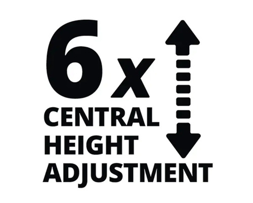 Zentrale Höhenverstellung sechsfach