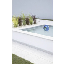 Garten mit Pool und einer Weltkugel im Wasser