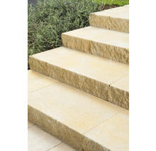 Steintreppe mit Stufen und Pflanzen