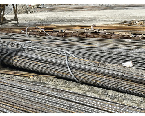 Bündel aus Betonstahl zur Verwendung im Bauwesen