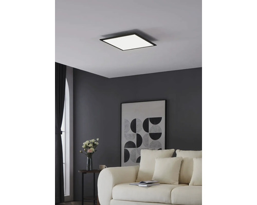 LED Panel Eglo SALOBRENA 21,5 W 1-flammig IP 20 schwarz