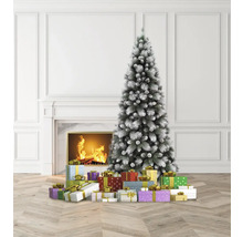 Weihnachtsszene mit Weihnachtsbaum, Kamin und Geschenken